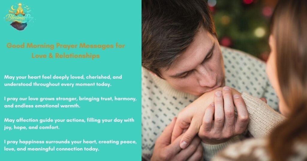 Good Morning Prayer Messages for Love & Relationships