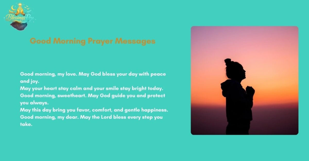 Good Morning Prayer Messages You Can Copy and Send