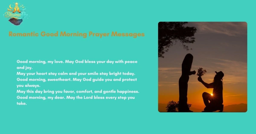 Romantic Good Morning Prayer Messages