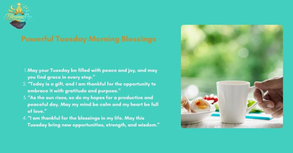 powerful Tuesday Morning Blessings