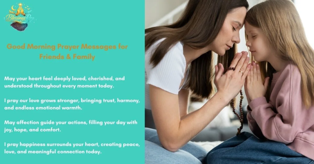 Good Morning Prayer Messages for Friends & Family
